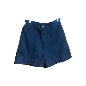 Sanctuary Denim Paperbag Shorts Black High Waist Womens Size 27 Los Angeles